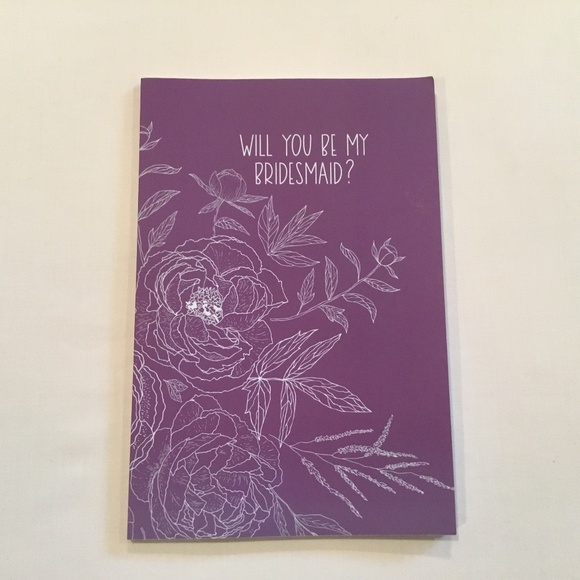 Will You Be My Bridesmaid Lined Notebook - Picture 1 of 4